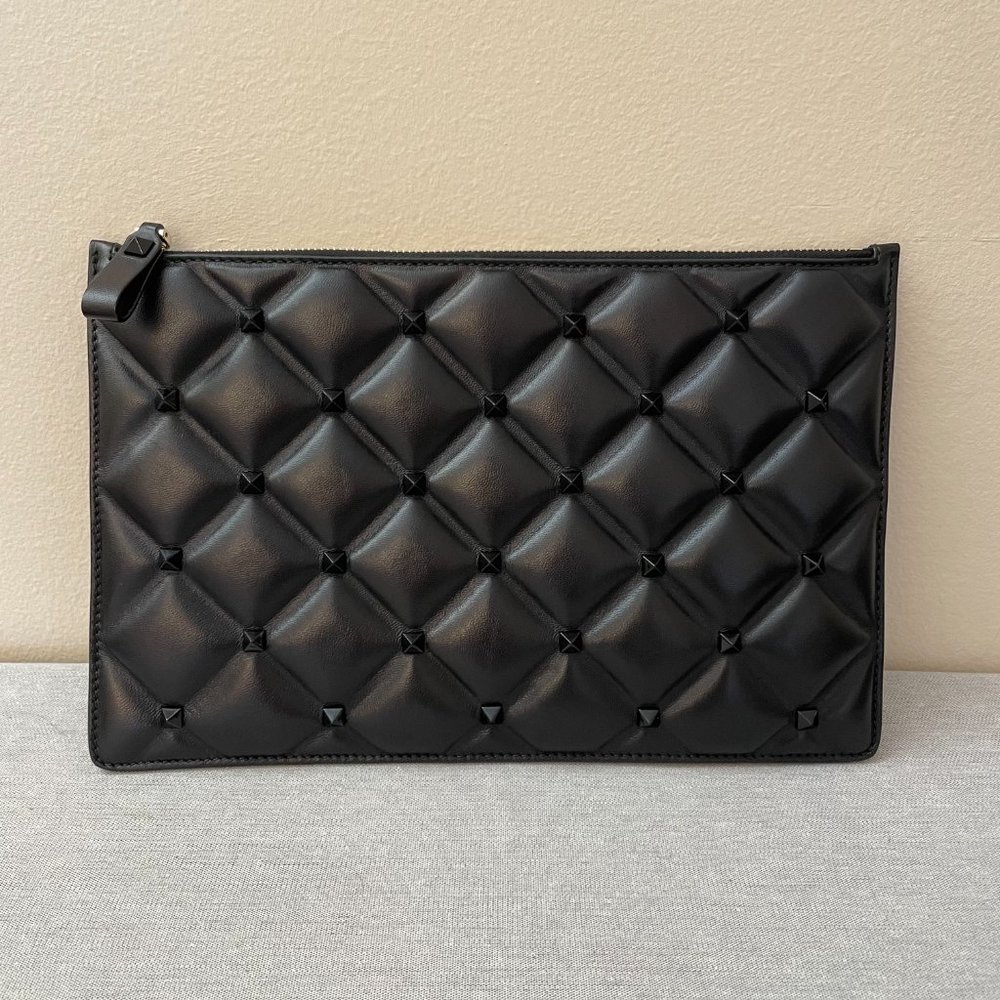 ON SALE! LAST Lowest price drop. Black Valentino Garavani Large Candystud Pouch
